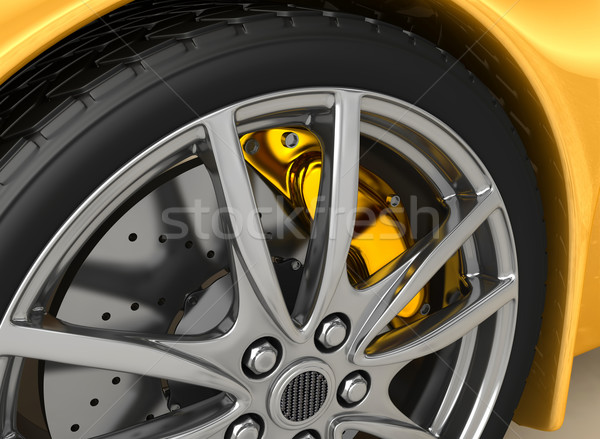 Tire with alloy wheel Stock photo © rzymu