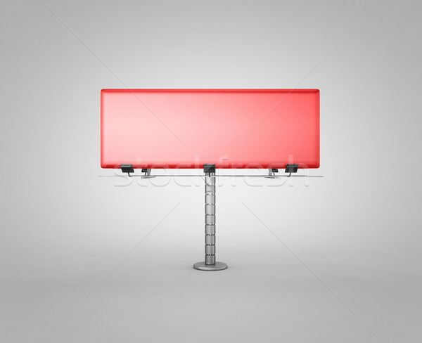 Stockfoto: Billboard · plaats · tekst · 3d · render · business · marketing