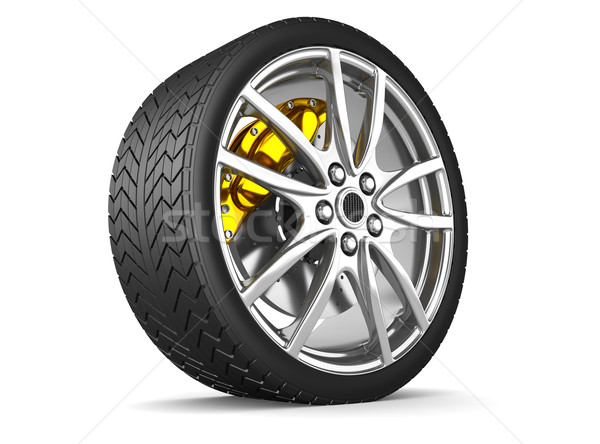 Tire and alloy wheel Stock photo © rzymu