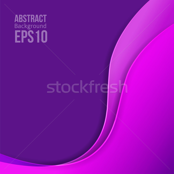 Abstrakten lila Licht Vektor Übergang Wellen Stock foto © sabelskaya