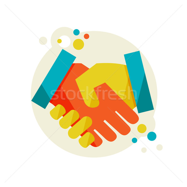 Handshake Stock photo © sabelskaya