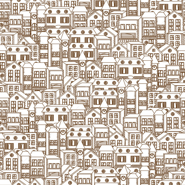 town concept background pattern seamless 3 Stock photo © sabelskaya