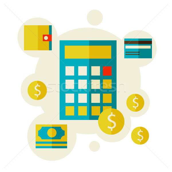 calculator and money Stock photo © sabelskaya