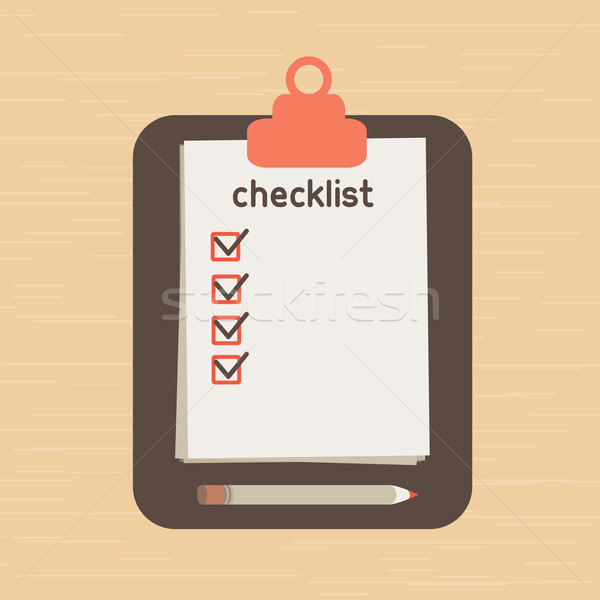 checklist Stock photo © sabelskaya