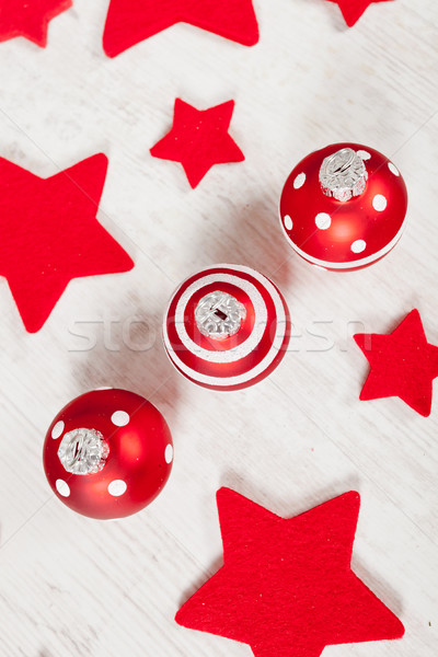 Noël étoiles belle décoration neige [[stock_photo]] © sabinoparente