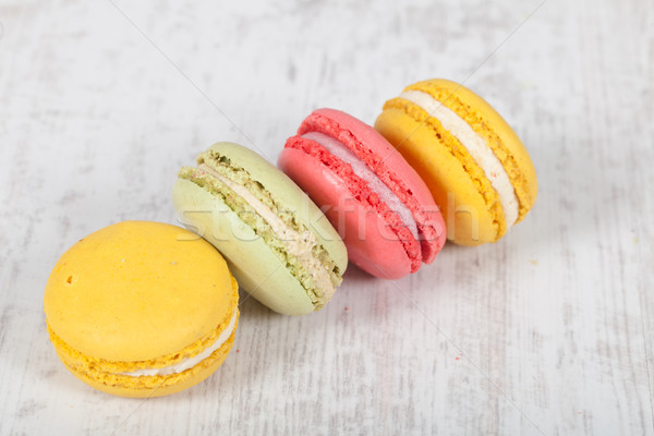 Français macarons coloré délicieux typique [[stock_photo]] © sabinoparente