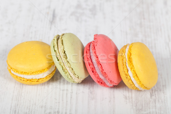 Franceza macarons colorat tipic Imagine de stoc © sabinoparente