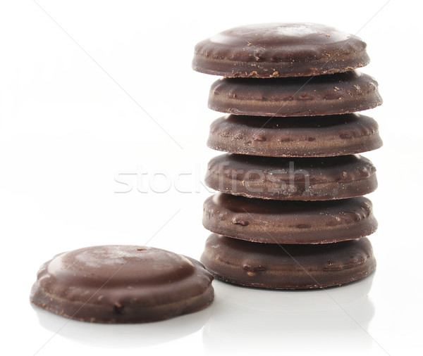 Fudge Chocolate Cookies Stock photo © saddako2