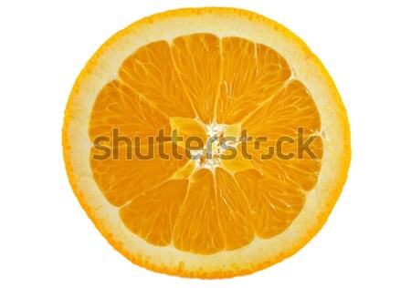 Fetta d'arancia fetta arancione bianco alimentare Foto d'archivio © saddako2
