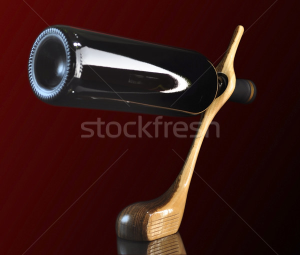 Stock photo: red wine