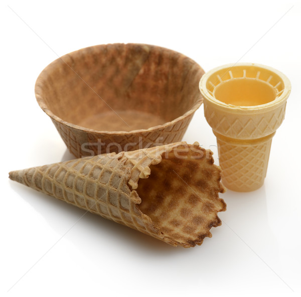 Wafer Cups For Ice-Cream Stock photo © saddako2