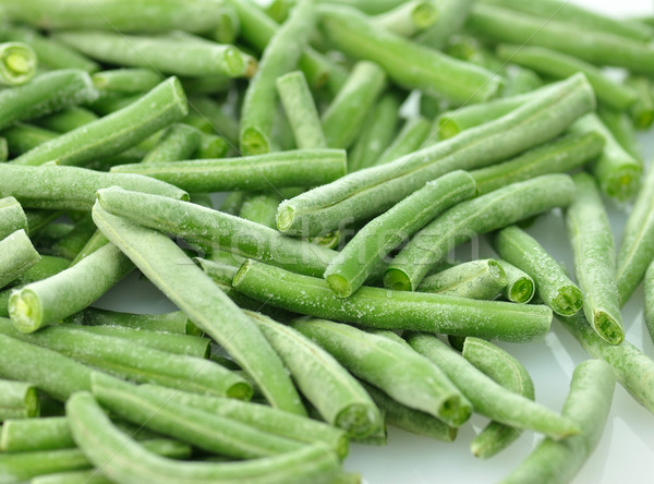 Congelato fagioli verdi alimentare agricoltura vegetali bean Foto d'archivio © saddako2