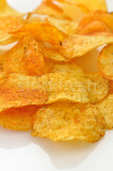 Foto stock: Batatas · fritas · tiro · fresco · churrasco