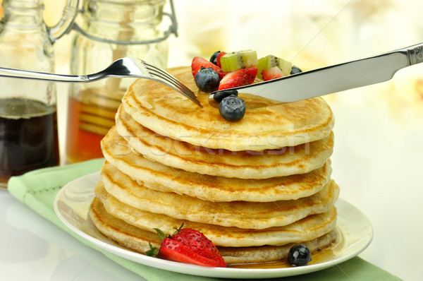 stack of pancakes Stock photo © saddako2