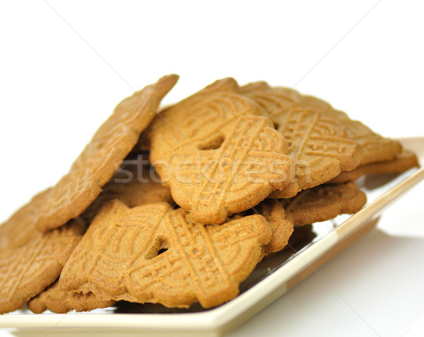 spiced cookies on a plate  Stock photo © saddako2