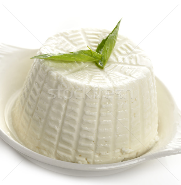Tofu ser biały naczyń żywności liści Zdjęcia stock © saddako2