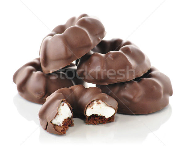 Fudge Chocolate Cookies Stock photo © saddako2