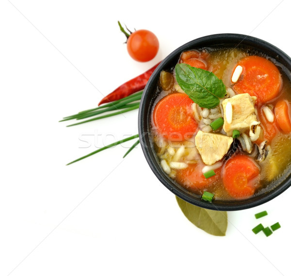 Stock photo: Healthy Soup Bowl