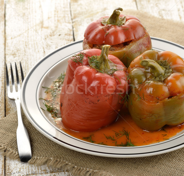 Stuffed Sweet Peppers Stock photo © saddako2