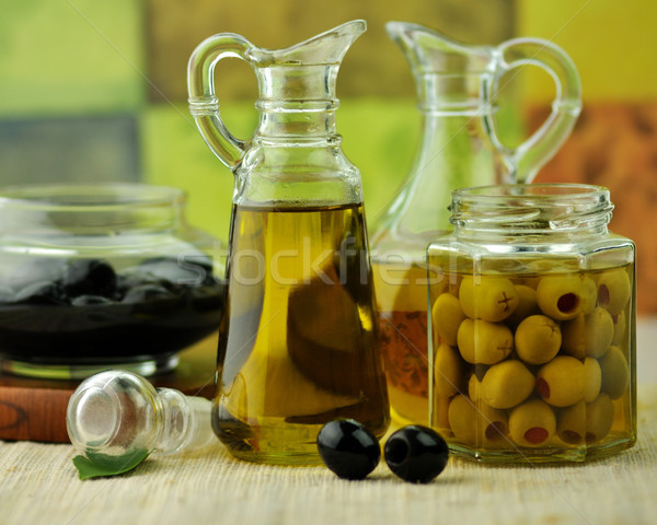 olive oil bottles Stock photo © saddako2
