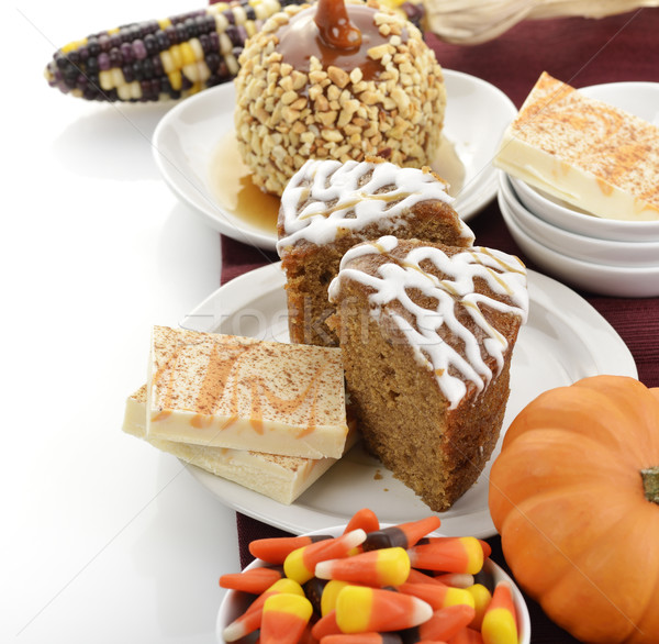 Foto stock: Halloween · blanco · alimentos · vacaciones · caída