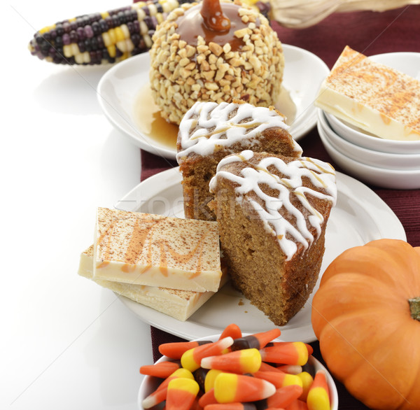 ストックフォト: ハロウィン · 白 · 食品 · 休日 · 秋