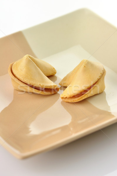 fortune cookies on a plate Stock photo © saddako2