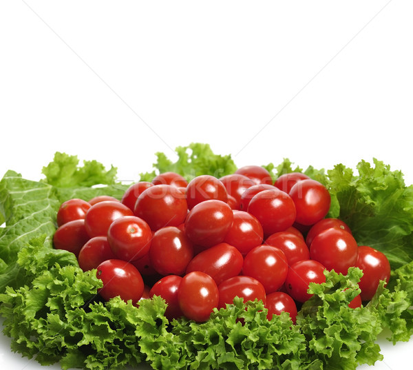 Tomatoes And Salad Leaves Stock photo © saddako2