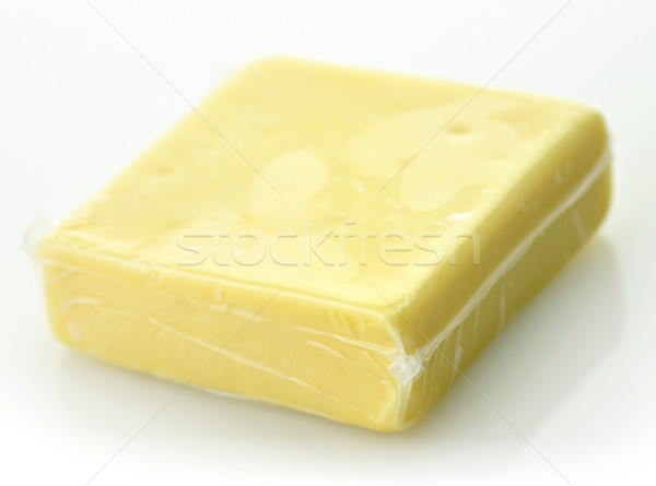 Cheddar formaggio english vuoto pacchetto grasso Foto d'archivio © saddako2