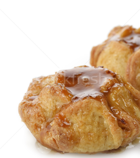 Karamel appel gebak voedsel cake Stockfoto © saddako2