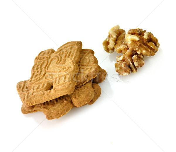 spiced cookies with walnuts Stock photo © saddako2