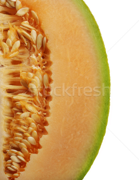 Side Of An Orange Honeydew Melon Stock photo © saddako2
