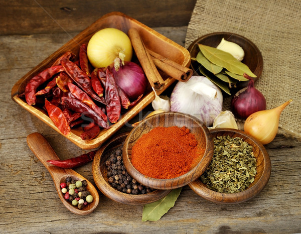 Spices Assortment Stock photo © saddako2