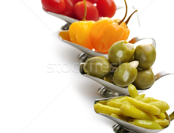 Pepper ,Olives And Tomatoes Stock photo © saddako2