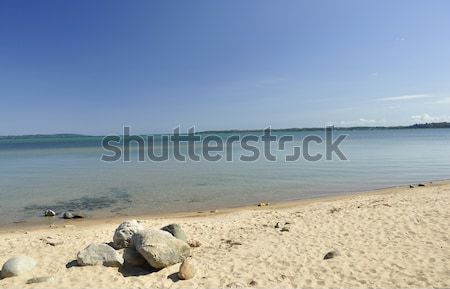 Foto d'archivio: Lago · Michigan · spiaggia · acqua · panorama · estate