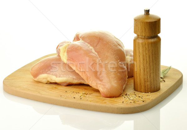 Raw chicken breast meat Stock photo © saddako2