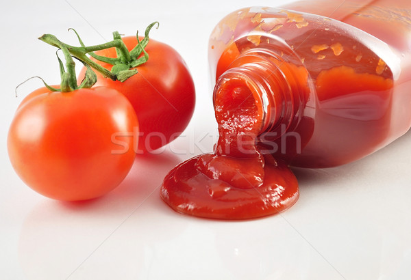 Tomaat ketchup vers tomaten gezondheid Stockfoto © saddako2