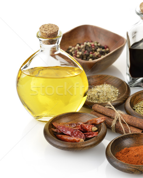 Olive Oil,Vinegar And Spices Stock photo © saddako2