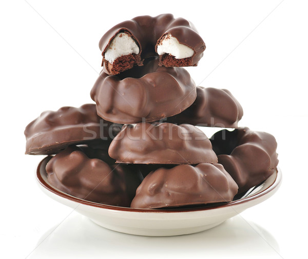 Fudge Chocolate Cookies Stock photo © saddako2