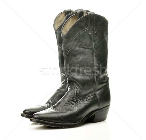  cowboy   black boots Stock photo © saddako2