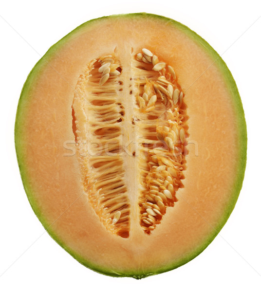 Half Of An Orange Honeydew Melon Stock photo © saddako2