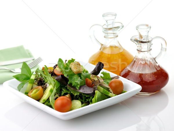ストックフォト: サラダ · 健康 · ベジタリアン · 自然 · 葉 · 緑