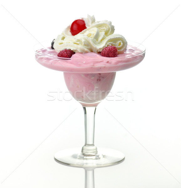 strawberry yogurt dessert Stock photo © saddako2