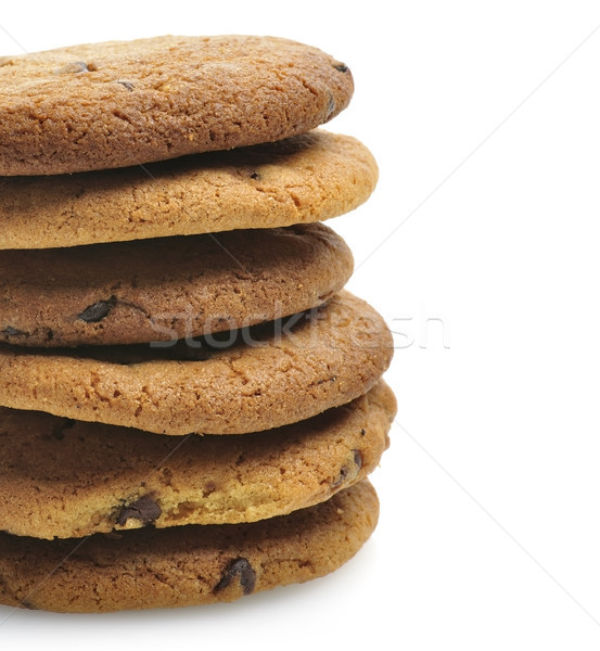 Stockfoto: Cookies · chocolade · chips · voedsel · cookie