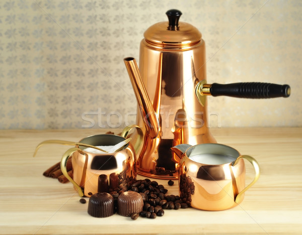 vintage coffee set  Stock photo © saddako2