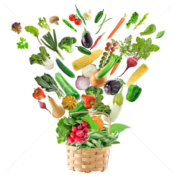 Basket of Healthy Food Stock photo © saddako2