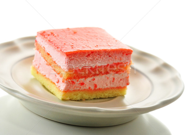 strawberry flavored layer cake Stock photo © saddako2