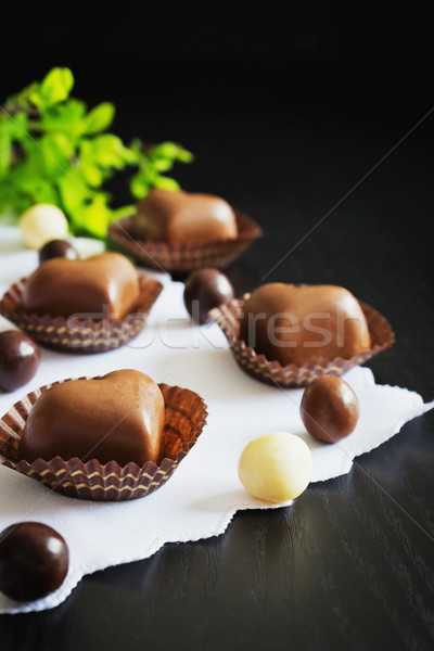 chocolate candies Stock photo © saharosa