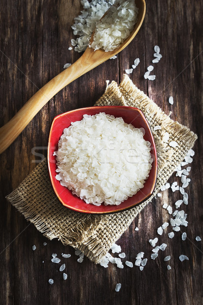 Stock photo: rice flakes 