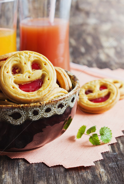 Stock photo: cookies and juice